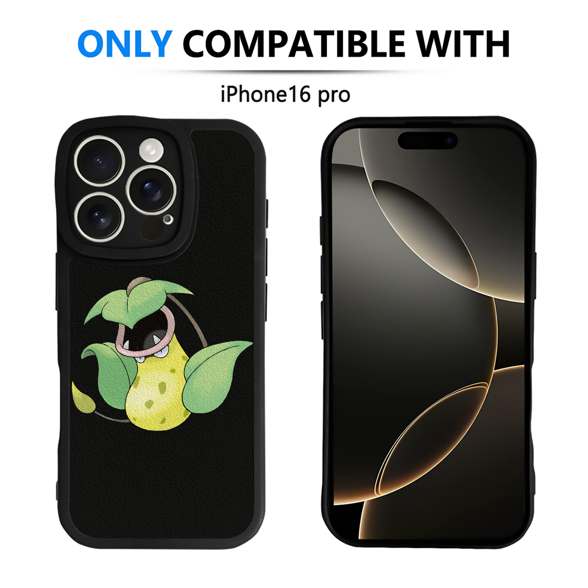 （画像用） ポケットモンスター Pokémon 【iPhone 16シリーズ対応】シリコンスマホケース（レザー調） 材質：シリコン